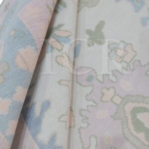 Whisper Meadow Vintage Rug in Ivory & Powder Blue