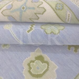 Cornflower Blossom Vintage Oushak Rug