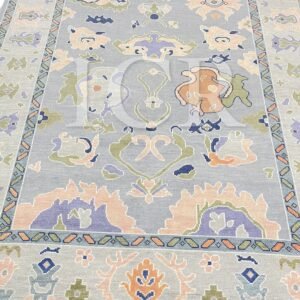 Peach Blossom Slate Heritage Rug