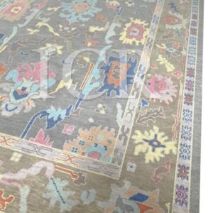 Prism Heritage Area Rug in Grey & Electric Pastels