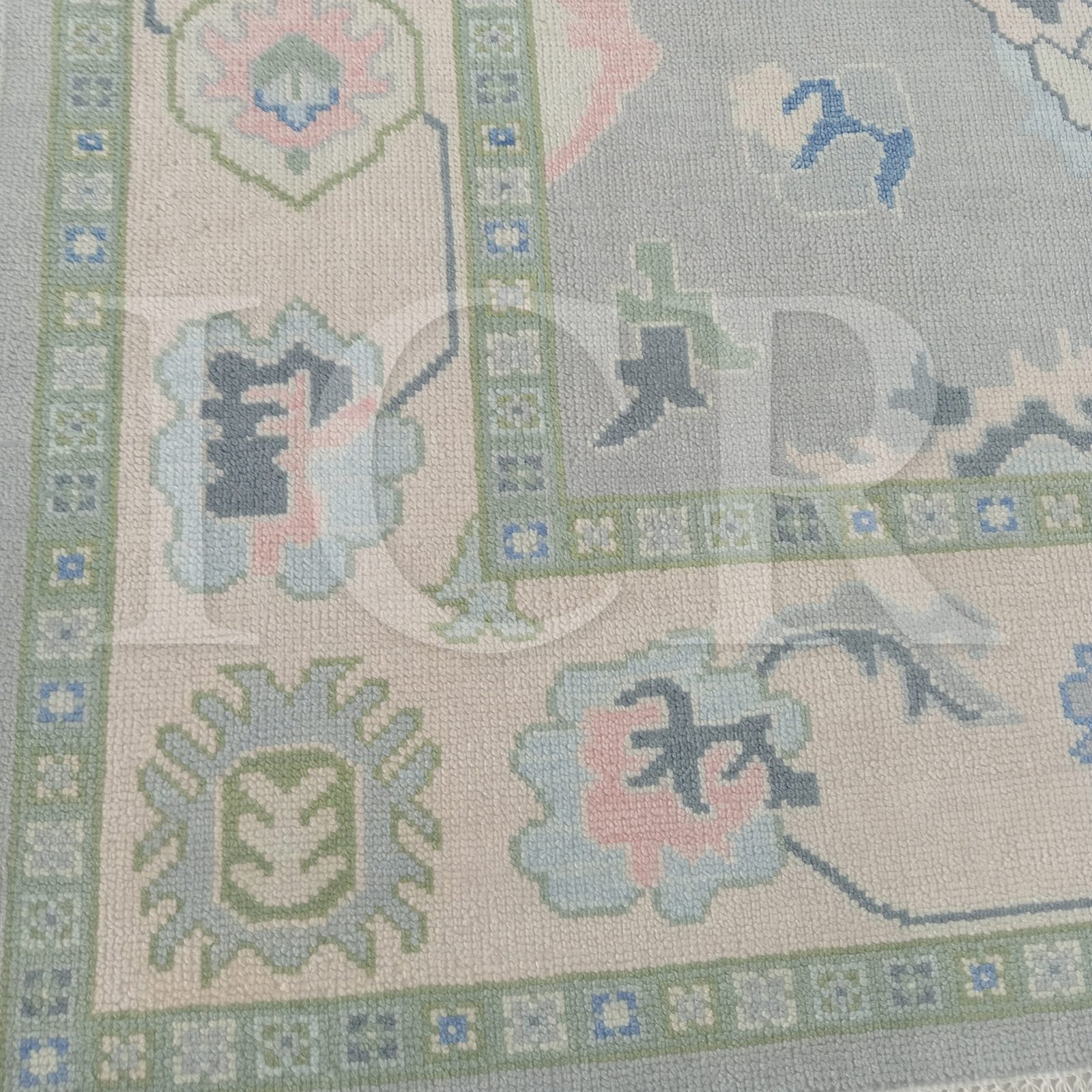 Sage Blossom Heritage Handcrafted Rug - Image 8