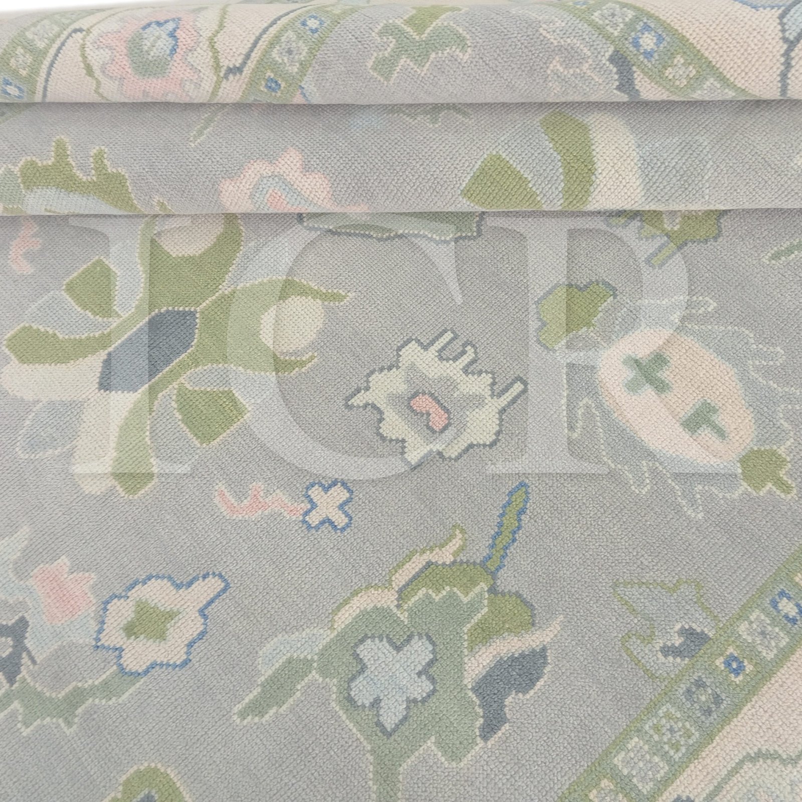 Sage Blossom Heritage Handcrafted Rug - Image 5