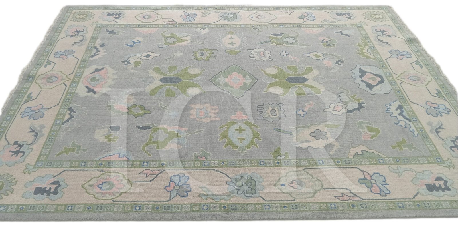 Sage Blossom Heritage Handcrafted Rug - Image 3
