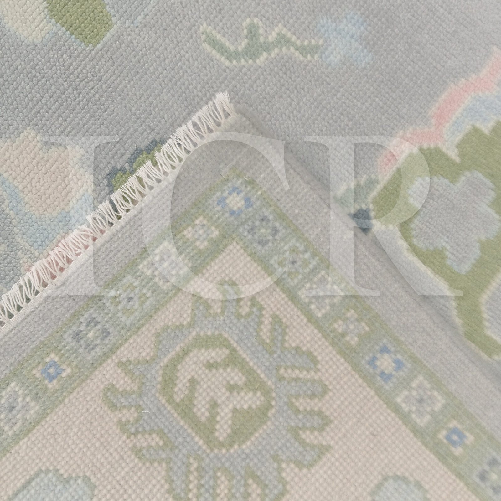 Sage Blossom Heritage Handcrafted Rug - Image 2