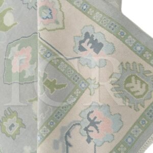 Sage Blossom Heritage Handcrafted Rug